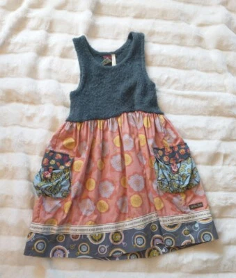 matilda jane Character Count Size 6 girls dress Be A True Friend Ribbon  - Image 1 of 4