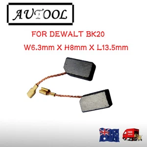 Carbon Brushes For Dewalt BK20 Grinder 6.3X8X13mm DW812 DW813 DW816 DW817 AU - Picture 1 of 3