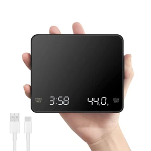 Small Coffee Scale with Timer, Rechargeable Espresso Scale, 3Kg/0.1G High Precis - Picture 1 of 8
