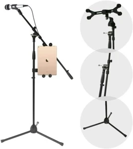 Pyle New Professional Microphone Stand with Adapter For Tablet PMKSPAD1 - Zdjęcie 1 z 5