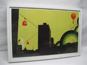 Vintage Jon Setzen Graphic Art Poster Print Steampunk Fantasy Hot Air Balloon - Picture 1 of 6