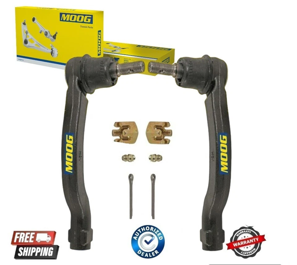 NUEVO MOOG Juego de 2 extremos de varilla de amarre delantera para 14-21 Ram ProMaster 1500 2500 3500 Foto 1 de 1