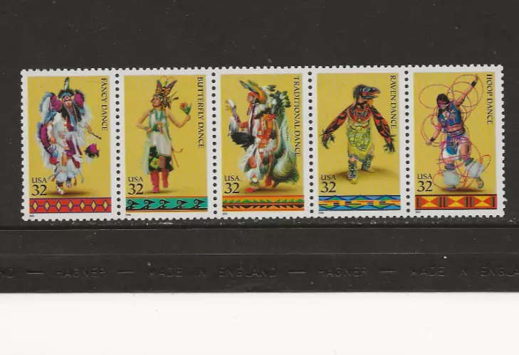 US Scott #3076a Strip of 5 Fine/Very Fine MNH Cat. Value $6.00             #721 - Image 1 of 1