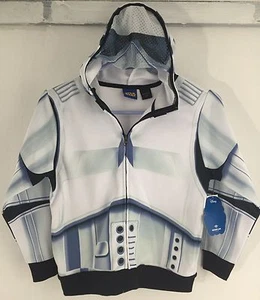 ~NWT~ Disney Star Wars StormTrooper Zip Up Hoodie - Picture 1 of 5