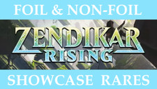 MTG: Zendikar Rising Foil & Non-Foil Showcase Rares NEW