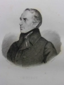 GRAVUR 1842 / GUIZOT - Bild 1 von 2