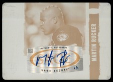 2008 SAGE HIT Autographs Printing Plates Magenta #A29 Martin Rucker /1