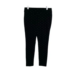 Nygard Slims Women's Contour Leggings Ponte Knit Studded Stretch Pull On Pants M - Picture 1 of 8