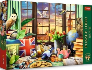 NEW Trefl Jigsaw Puzzle 1000 Pieces 10847 All things British - Imagen 1 de 2
