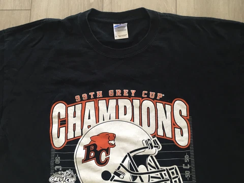 BC LIONS 99th Grey Cup XL T-Shirt Cover