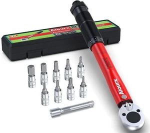1/4 Inch Drive Click Torque Wrench Set 20-200 in.-lb. Red - Picture 1 of 3