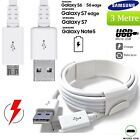 3M Micro USB Charging Cable For Android Samsung Galaxy S6 S7 Edge HTC NOKIA SONY
