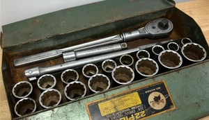 Buffalo 22 Piece SAE 3/4" Drive JUMBO Ratchet WRENCH SET  2"-7/8" Vanadium 12pt - Bild 1 von 17