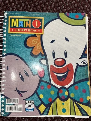 BJU Press Math 1 Fourth Edition Teacher Edition - Image 1 of 4