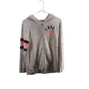 Justice Active Girls' Full Zip Hoodie Sweatshirt Youth Size 14/16 - Picture 1 of 5
