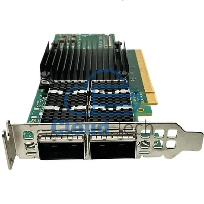 MCX653106A-ECAT Mellanox 2-Port 100Gbps PCI-Express 4.0 X16 QSFP56 Adapter Card - Image 1 of 2