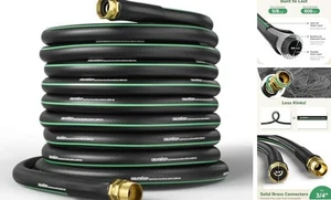  100 Fuß Gartenschlauch 5/8 Zoll, weniger Knick strapazierfähiger Wasserschlauch, langlebig 100 Fuß schwarz - Bild 1 von 7