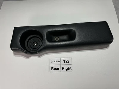 99-06 Silverado Rear Right Armrest GRAPHITE GRAY 12i Door Pull Cup Grab Handle Foto 1 de 4