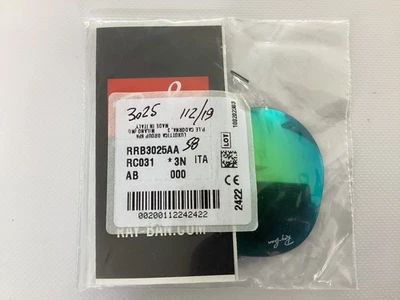 LENTI DI RICAMBIO RAY BAN RB 3025 COL 112/19 Flash VerdeCAL 58 NEW ORIGINAL LENS - Immagine 1 di 3