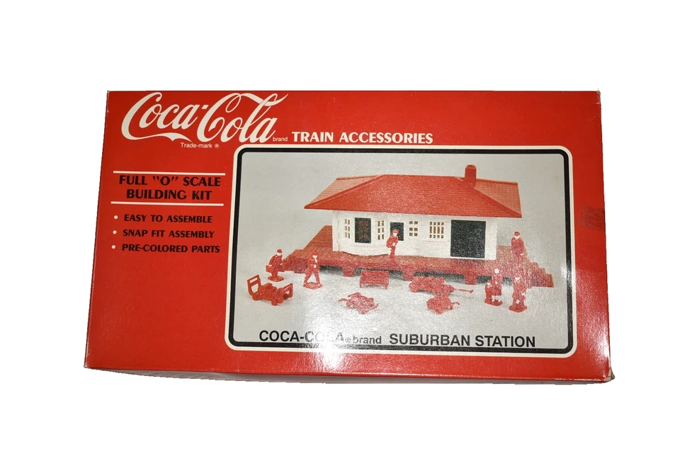 K-Line Coca-Cola Suburban station Building Kit NOS K-40311 Model Railroad Layout - Image 1 of 1