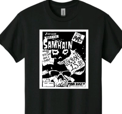 SAMHAIN Shirt *New* Gothic Death Black Punk Live Initium Season Of The Dead - Image 1 of 3