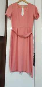 Oasis- Womens Coral Dress - UK12 - Picture 1 of 3