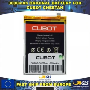 BATTERIA BATTERY CUBOT CHEETAH 1 AKKU  3000mAh SPEDIZIONE GARANZIA ITA - Foto 1 di 1