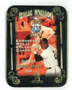 1995 Blech Willie Mays Metallic Impressionen leer Cooperstown Collection SF Giants - Bild 1 von 7