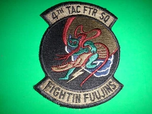 USAF 4th Tactical Fighter Squadron FIGHTIN FUUUJINS Patch From Vietnam War Era - Bild 1 von 3