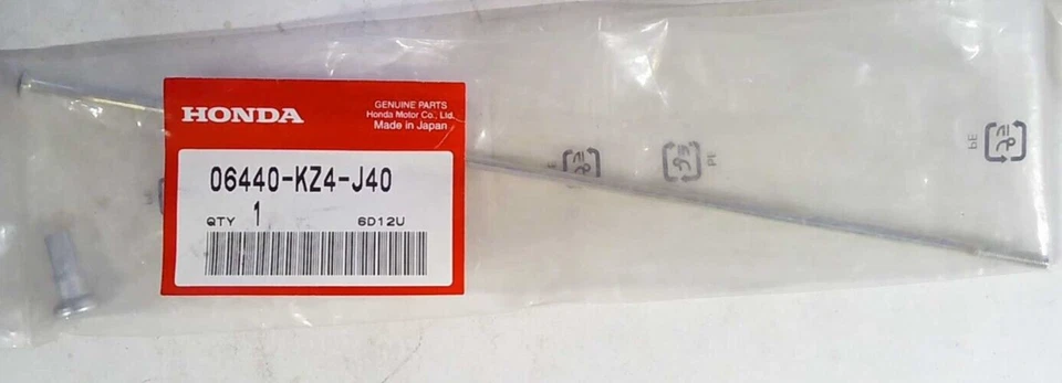Juego de radios de rueda delantera NOS HONDA CR125R CR250R CR450R 06440-KZ4-J40 NUEVO OEM Foto 1 de 1