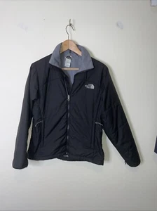 North Face Ladies Jacket Black Light Small Pockets Liner Coat - Picture 1 of 8