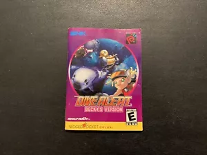Dive Alert Becky's Version Neo Geo Pocket Color SNK Authentic USA MANUAL Only! - Picture 1 of 10