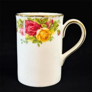 Tall Royal Albert OLD COUNTRY ROSES Mug - 22 Karat Gold Edging - Fine Bone China - Picture 1 of 10