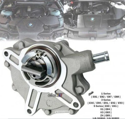 Engine Vacuum Pump BMW 118i 120i 316i 318i 320i E46 E90 Express Ship Foto 1 de 4