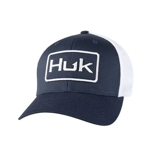 Huk Logo Stretchback Trucker Hat, Naval Academy, LXL - Picture 1 of 2