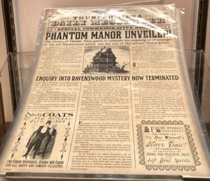 JOURNAL / newspaper / newspaper / newspaper PHANTOM MANOR Disneyland Paris - Picture 1 of 3