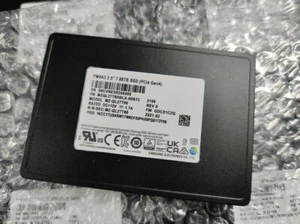 7.68TB SSD PM9A3 Samsung U2 NVME MZ-QL27T60 PCIE MZQL27T6HBLA-00BAL GDC51Z2Q - Picture 1 of 1