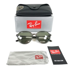 Ray-Ban Sunglasses RB2195 THALIA 6635/5C Transparent Green Frames w/ Grey Mirror - Picture 1 of 12