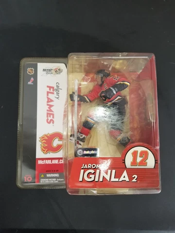 McFarlane Jarome Iginla 2 Calgary Flames Series 10 NHL 2005 Sports Figure Cover