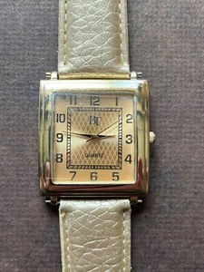 Bijoux Terner Quartz Ladies Watch Gold Colored Dial & Band * Works - Picture 1 of 7
