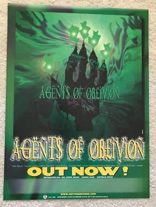 AGENTS OF OBLIVION - Promo Poster - 2000 Original - ACID BATH 18x24 PROMOTIONAL - Picture 1 of 1