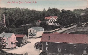 FERNDALE NEW YORK SCHROTMÜHLE/LADEN POSTKARTE - Bild 1 von 2