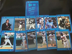 1990 Bo Jackson "Two Sport Superstar" 12 Card Oddball Set - Picture 1 of 2
