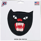 Panther Head Motif Iron On Embroidered Applique Patch