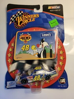 Jimmie Johnson #48 2002 rookie  Lowe's Sylvester & Tweety 1:64 Winner's Circle - Image 1 of 4