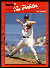 1990 Donruss Tim Belcher Los Angeles Dodgers #79