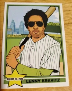 LENNY KRAVITZ CONCERT TOUR 2015 MANN MUSIC CENTER PHILADELPHIA TRADING CARD - Foto 1 di 2