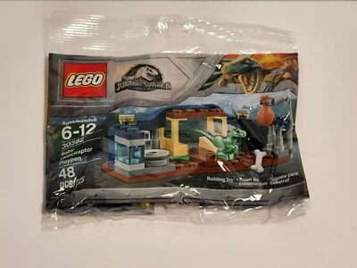 LEGO Jurassic World: Baby Velociraptor Playpen (30382) 2015 juego de dinosaurios sellado Foto 1 de 2