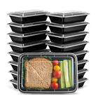 50 Pack 26oz Meal Prep Containers Food Storage Bento Box 1 Compartment BPA Free