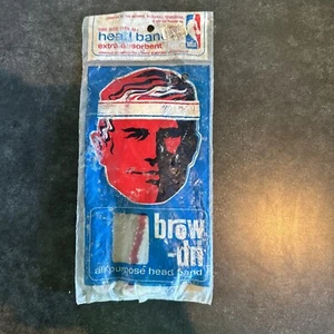 NBA Red White Blue Headband - Vintage - Brow-Dri - 1969 - Picture 1 of 2